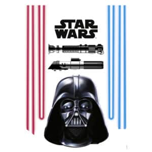 KOMAR Dekosticker »Darth Vader and Lightsaber«