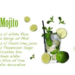 KOMAR Dekosticker »Mojito«