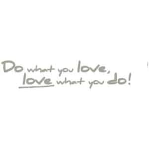 KOMAR Dekosticker »do what You Love...«