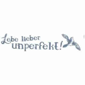 KOMAR Dekosticker »Stickerlebe Lieber unperfekt«