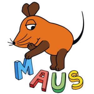 Die Maus Wandtattoo »Die Maus: Buchstaben«