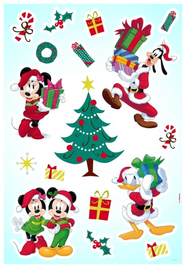 Wandtattoo Mickey Christmas Presents