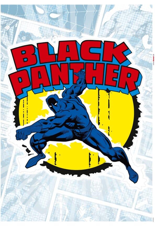 Wandtattoo Black Panther Comic Classic