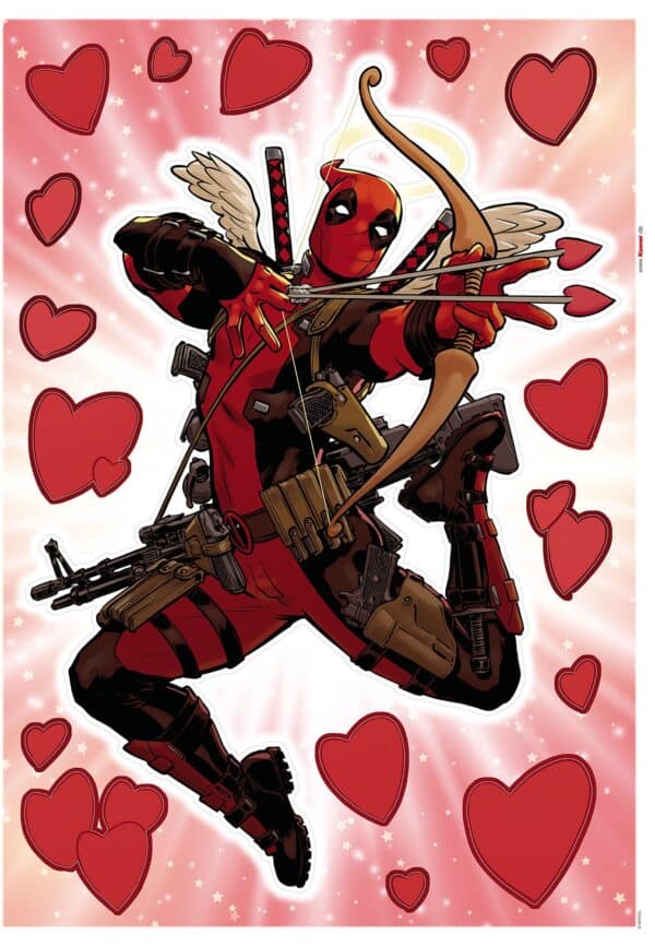 Wandtattoo Deadpool Lovepool