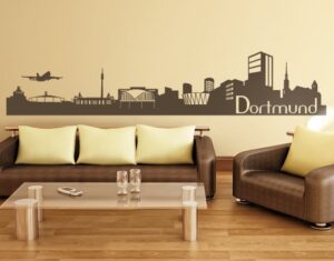 Wandtattoo Architektur & Skyline No.831 Dortmund Skyline II