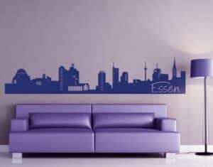 Wandtattoo Architektur & Skyline No.FB26 Essen Skyline I