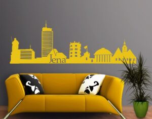 Wandtattoo Architektur & Skyline No.ML4 Jena Skyline II