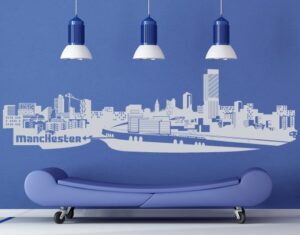 Wandtattoo Architektur & Skyline No.FB48 Manchester Skyline XXL