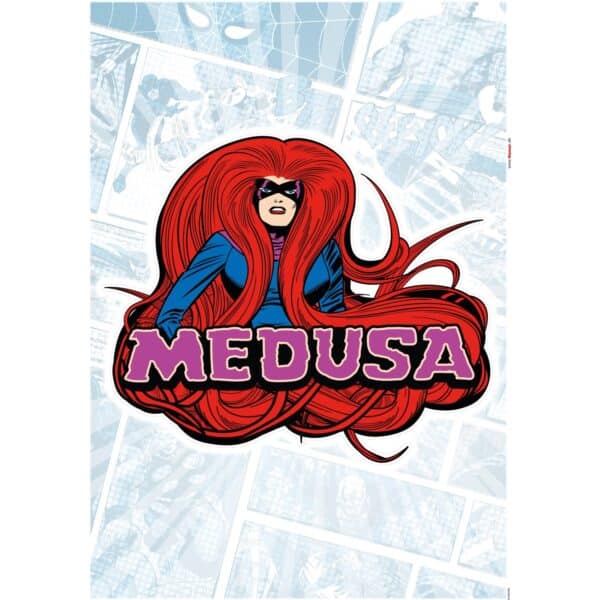 Komar Deko-Sticker Medusa Classic 50 x 70 cm gerollt