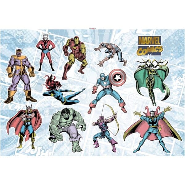 Komar Deko-Sticker Marvel Collection 100 x 70 cm