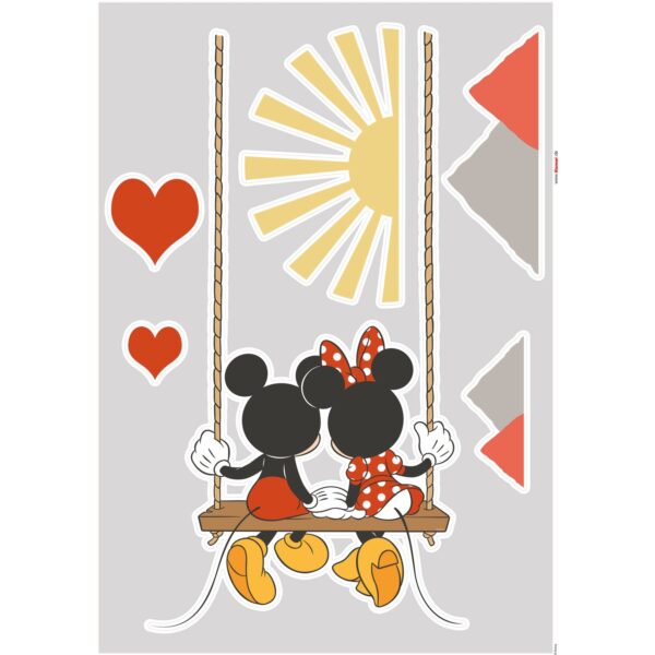 Komar Deko-Sticker Mickey Swing 50 x 70 cm gerollt