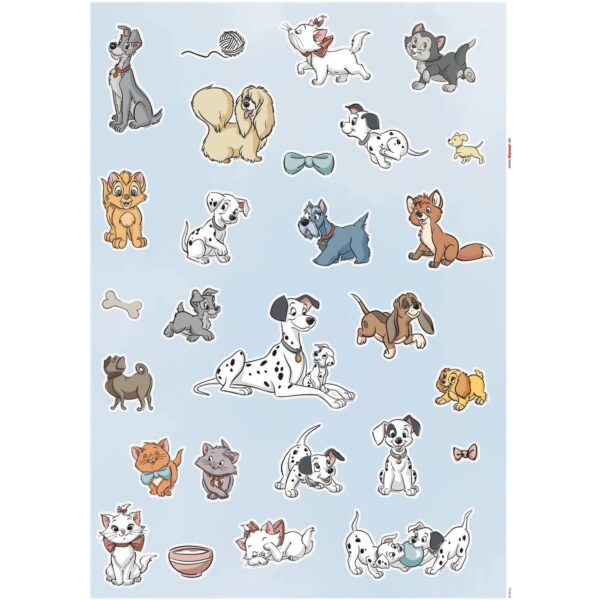 Komar Deko-Sticker Disney Cats & Dogs 50 x 70 cm gerollt