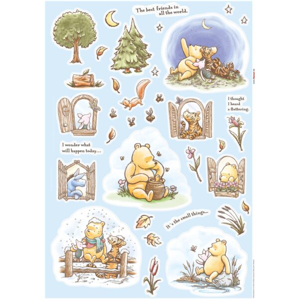 Komar Deko-Sticker Winnie Pooh Adventure 50 x 70 cm gerollt