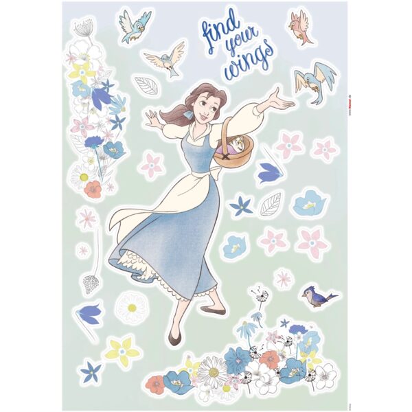 Komar Deko-Sticker Belle find Wings 50 x 70 cm gerollt