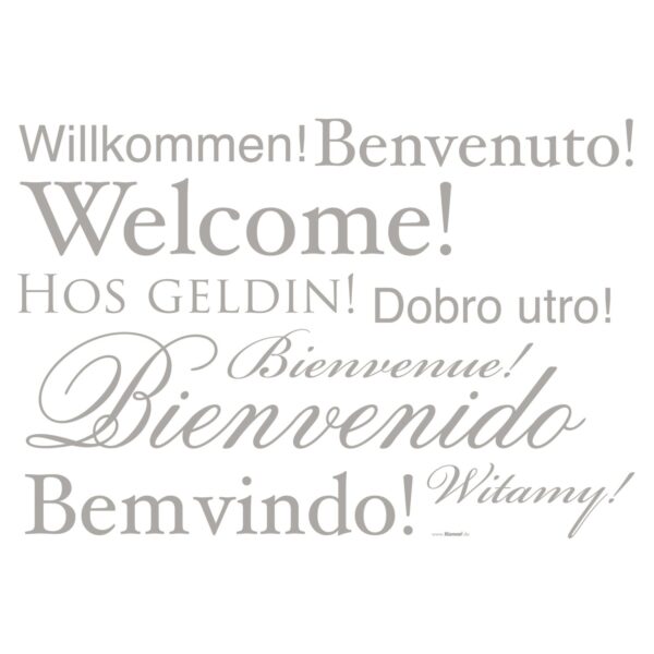 Komar Deko-Sticker Welcome 50 cm x 70 cm