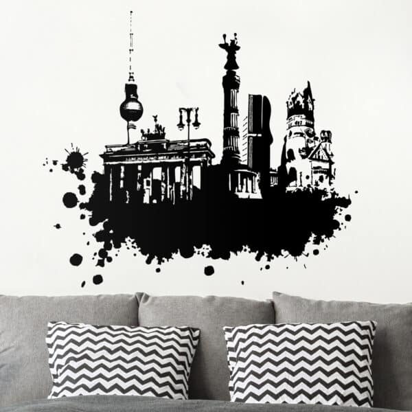 Wandtattoo Architektur & Skyline Berlin Streetart