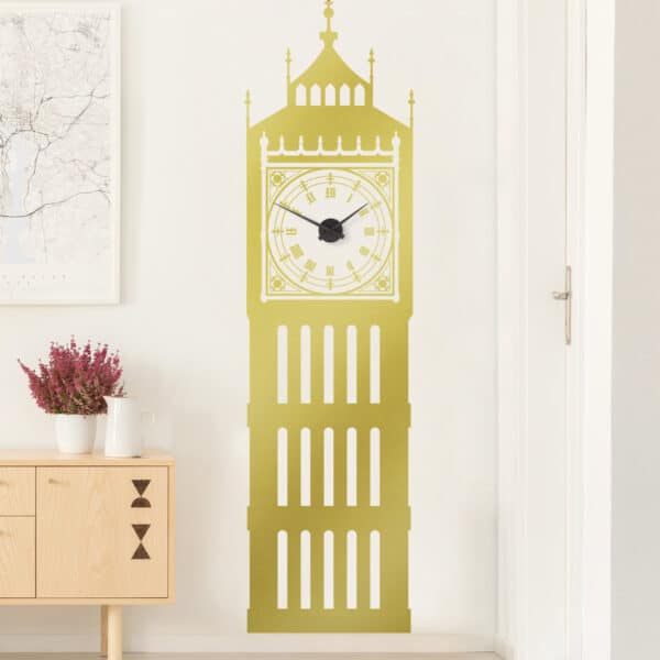 Wandtattoo-Uhr Big Ben