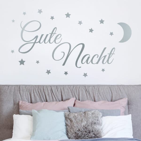 Wandtattoo Spruch Gute Nacht