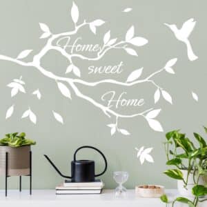 Wandtattoo Spruch Home Sweet Ast