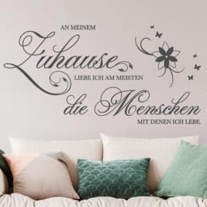 Wandtattoo Spruch Lieblingsmenschen