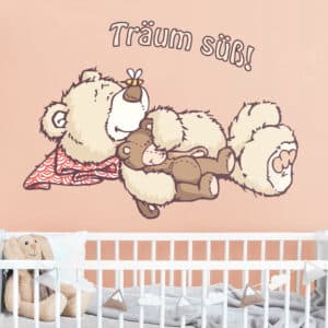 Wandtattoo 2-teilig NICI - Classic Bears - Träum süß