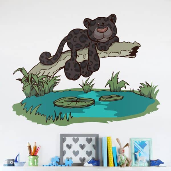 Wandtattoo Kinderzimmer NICI - Wild Friends Panther Carter