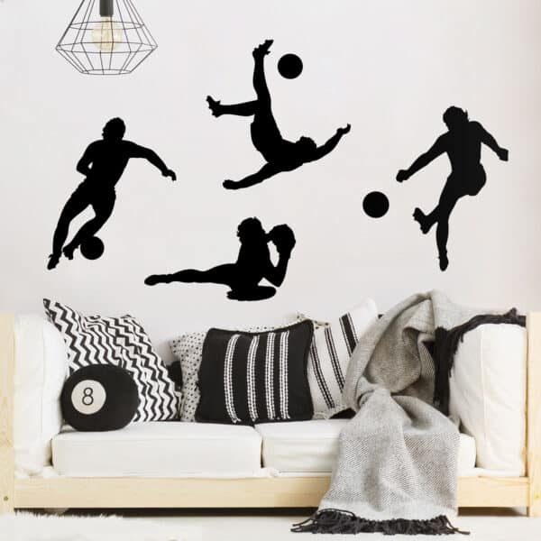 Wandtattoo Kinderzimmer No.779 Football Star Set