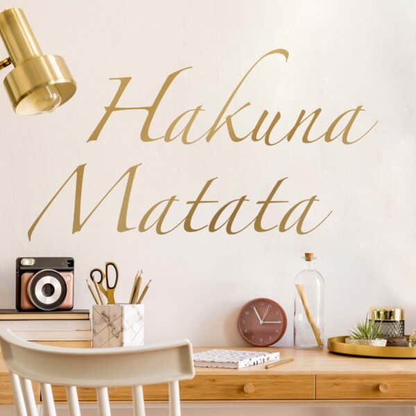 Wandtattoo Spruch No.SF363 Hakuna Matata