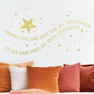 Wandtattoo Spruch No.SF594 Zeit zum Träumen