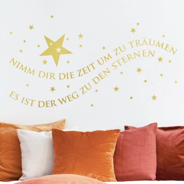 Wandtattoo Spruch No.SF594 Zeit zum Träumen