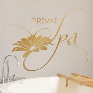 Wandtattoo Spruch No.UL600 Privat Spa