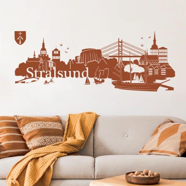 Wandtattoo Architektur & Skyline Skyline Stralsund