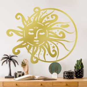 Wandtattoo Spirituell Sonne & Mond