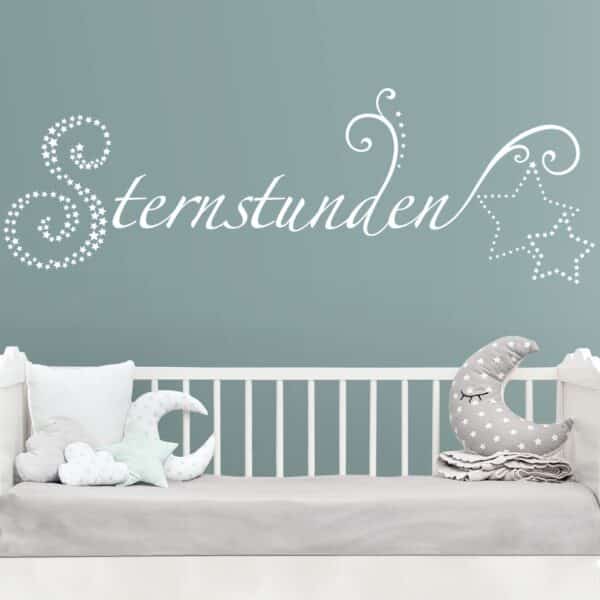 Wandtattoo Spruch Sternstunden und Sterne