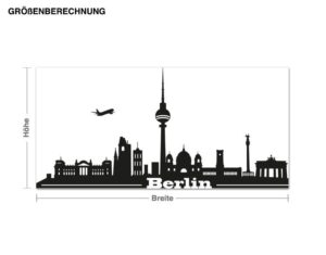 Wandtattoo Architektur & Skyline Berlin Skyline