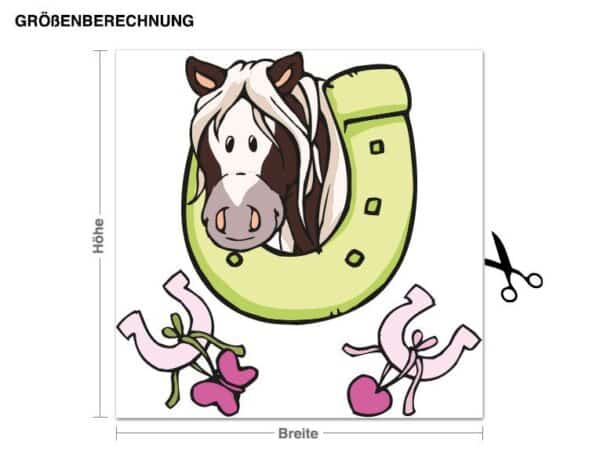 Wandtattoo Kinderzimmer NICI - Horse Club Junior