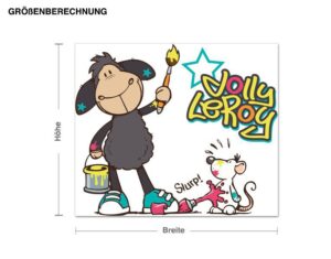 Wandtattoo Kinderzimmer NICI - Jolly Leroy Künstler