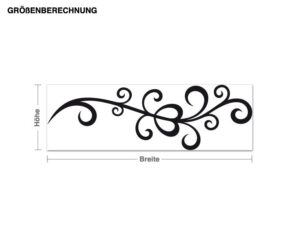 Wandtattoo Blumen Kraftvolle Ranke