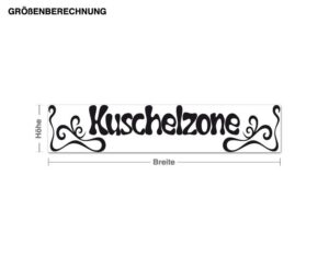 Wandtattoo Spruch Kuschelzone