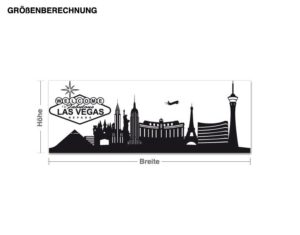 Wandtattoo Architektur & Skyline Las Vegas