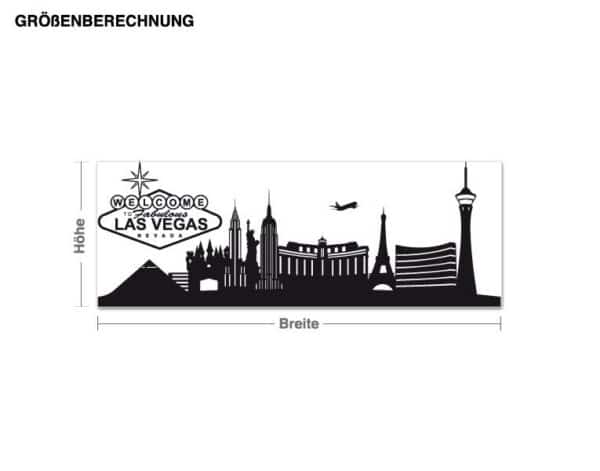 Wandtattoo Architektur & Skyline Las Vegas