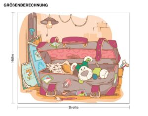 Wandtattoo Kinderzimmer NICI - My First im Koffer