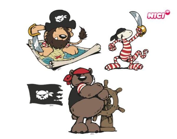 Wandtattoo Kinderzimmer NICI - Pirates