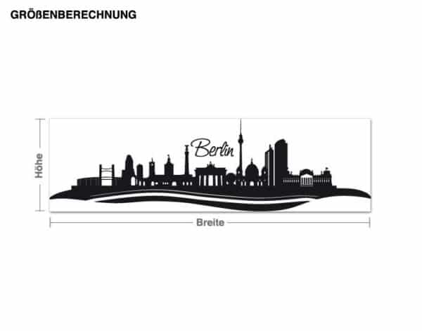 Wandtattoo Architektur & Skyline Skyline Berlin