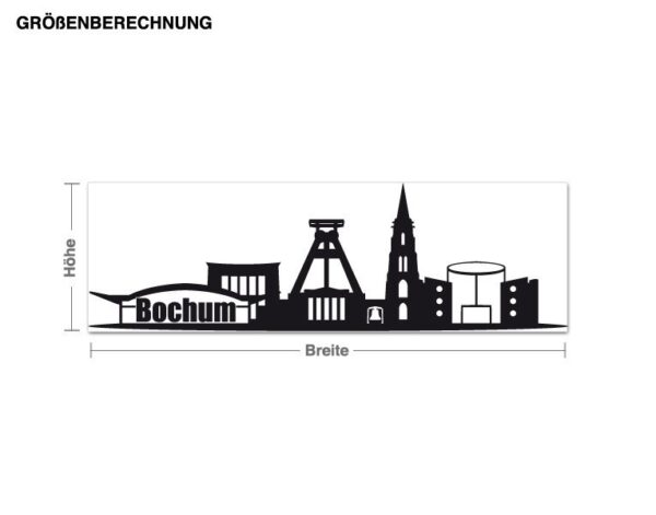 Wandtattoo Architektur & Skyline Skyline Bochum