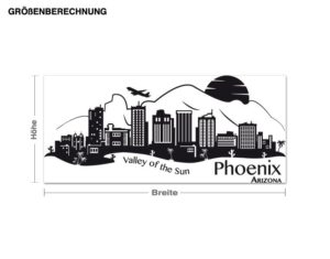 Wandtattoo Architektur & Skyline Skyline Phoenix Arizona