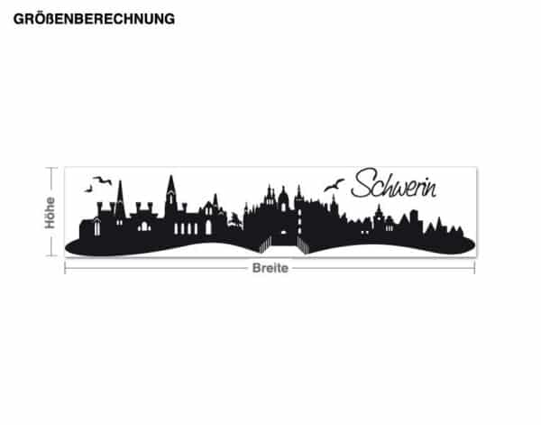 Wandtattoo Architektur & Skyline Skyline Schwerin