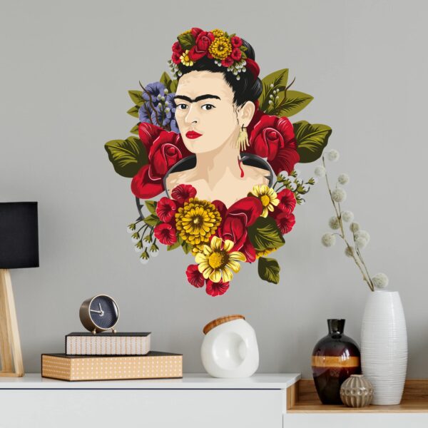 Wandtattoo Blumen Frida kahlo - Rosen