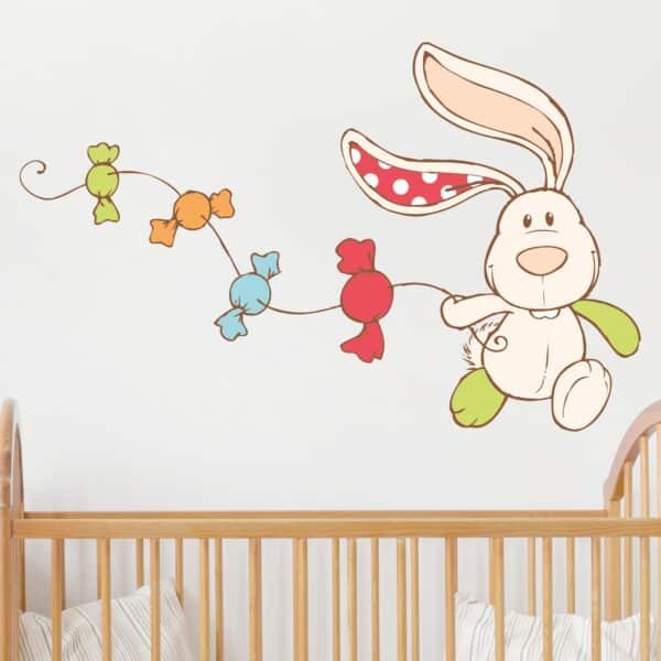 Wandtattoo Kinderzimmer NICI - My First NICI - Bonbon Kette