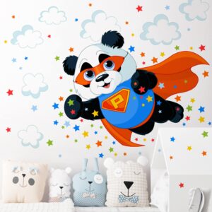 Wandtattoo Kinderzimmer Super Panda